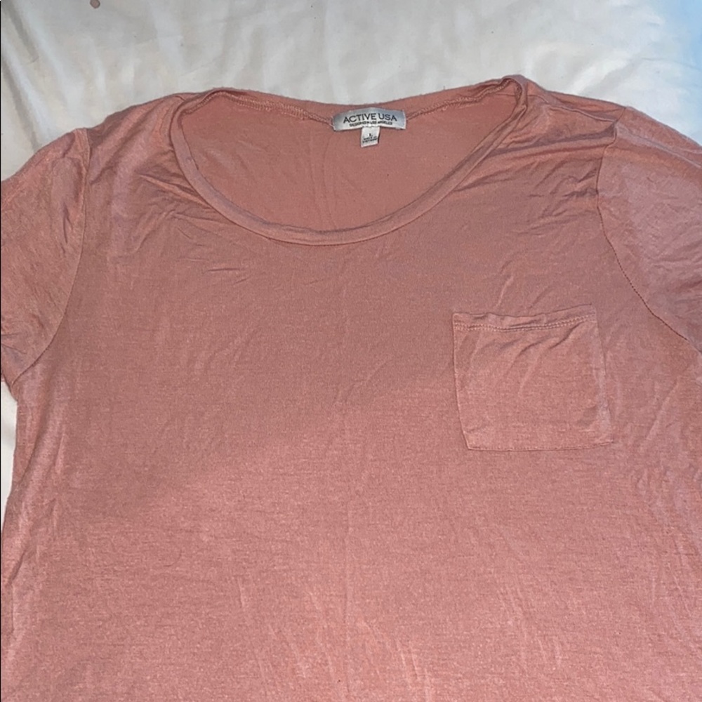 Tshirt salmon pink